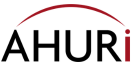 AHURI logo featuring the word 'AHURI' with a dark red arc over the top of the whole word