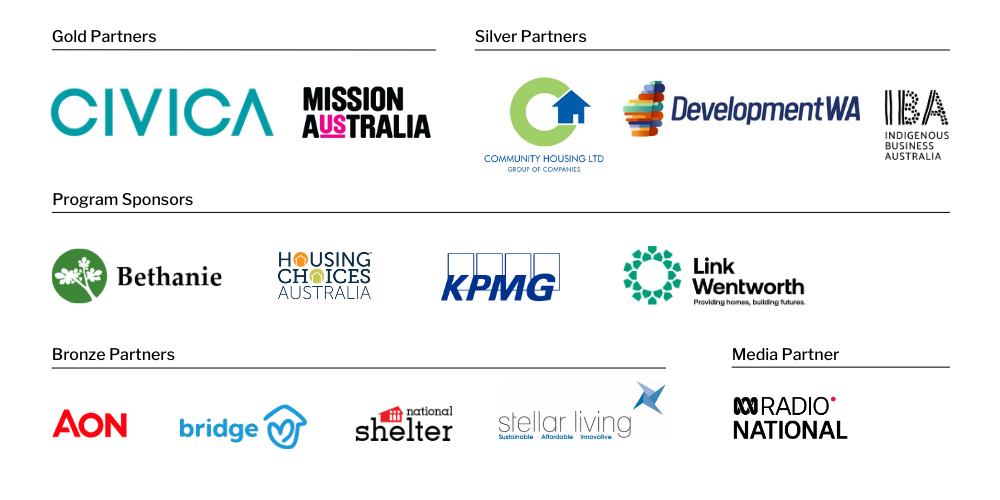 Image of sponsors for National Housing Conference 2025